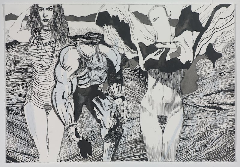 Judith Picasso Minotaur and Gaga on the wastelands